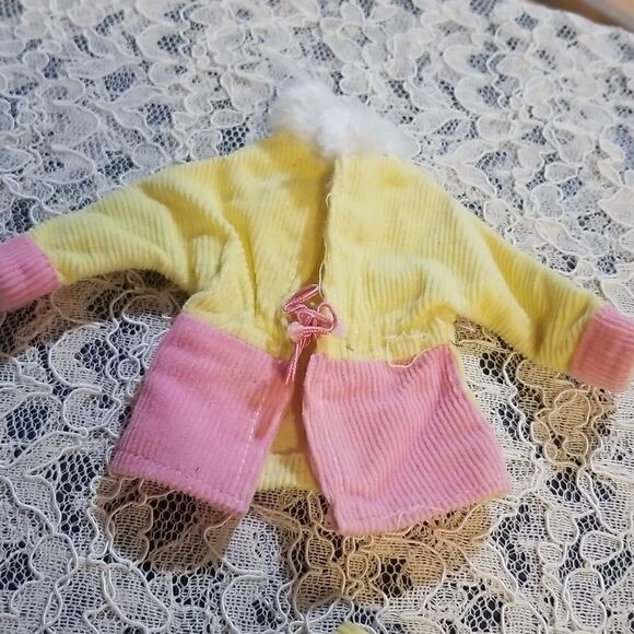 Vintage Barbie Doll Outfit yellow and pink - Picture 2 of 7